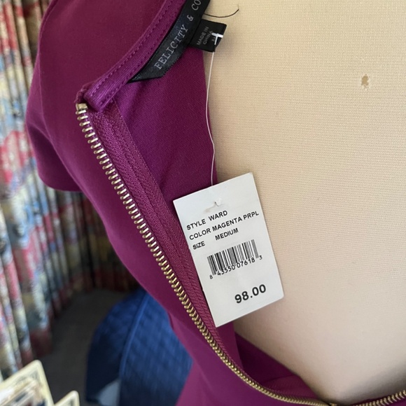 Felicity and Coco Dress - Magenta - Picture 5 of 7